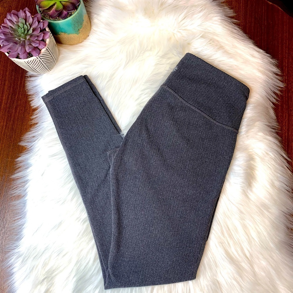 Athleta Brown Herringbone Leggings